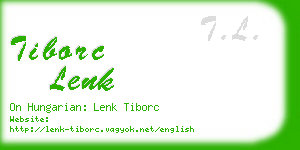 tiborc lenk business card